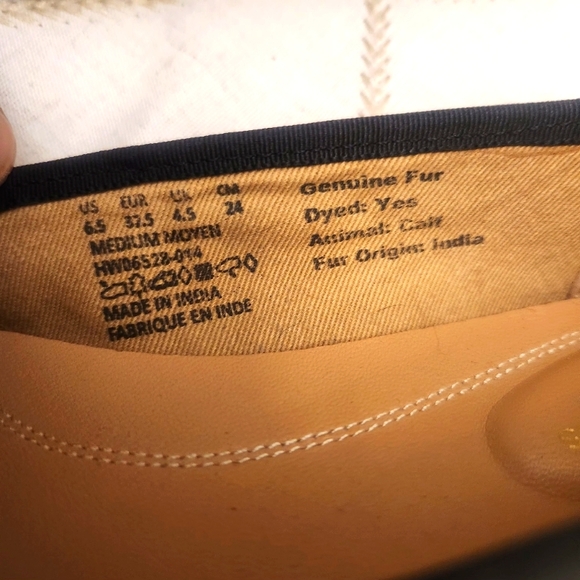 Hush Puppies Sadie Tassel Flats 6.5 Leopard Print Calf Hair Slip On Loafers - Picture 3 of 8